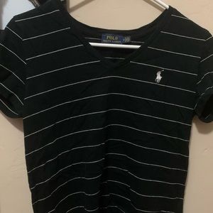 POLO V NECK TEE